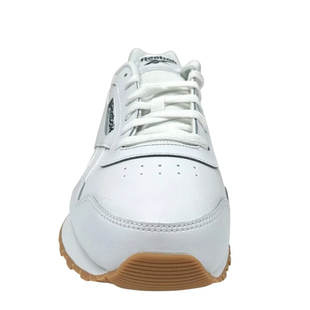 Reebok Glide Mens Classic Style Sneaker Size‎ 11.5 White/Tan Ortholite Comfort